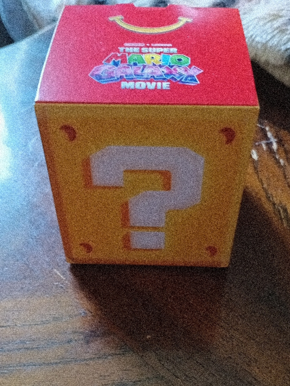 Nintendo Super Mario Movie Mystery Question Block - Yellow & Red